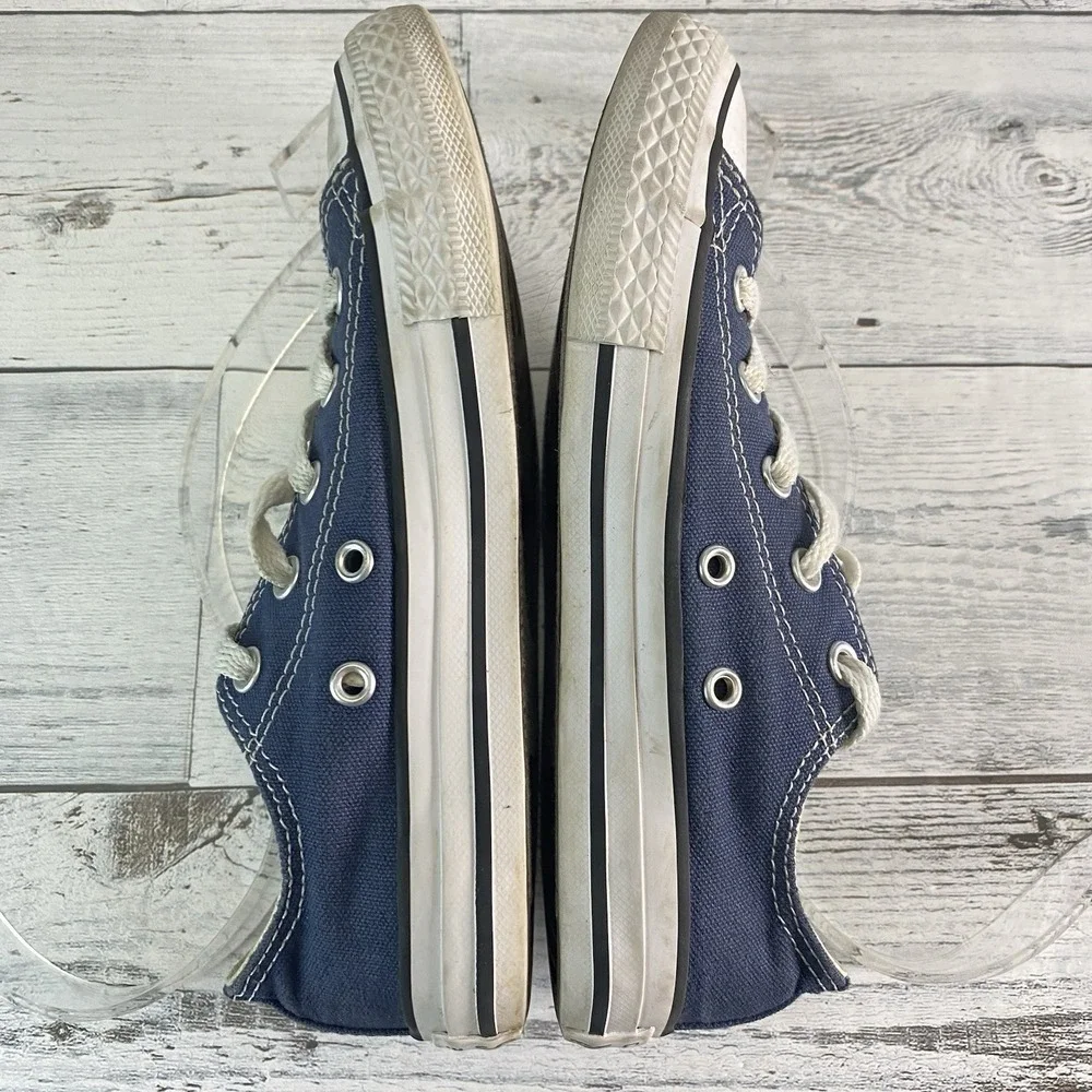 Converse Sneakers Youth 13.5 Blue Canvas Low Top Kids Shoes ChuckTaylor All Star